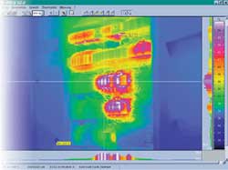 Thermografie: Thermografie eines Schaltschranks Thermografie: Thermografie eines Schaltschranks